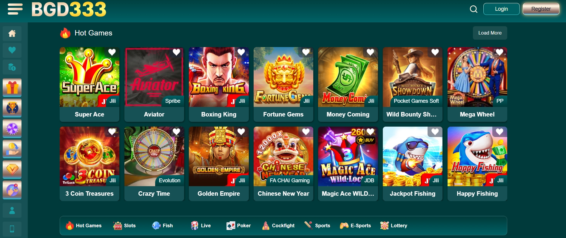 BGD333 Casino Games